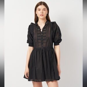 Mango Black Mini Dress